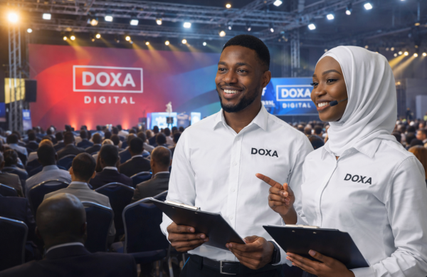 Event coordinators at DOXA DIGITAL Abuja