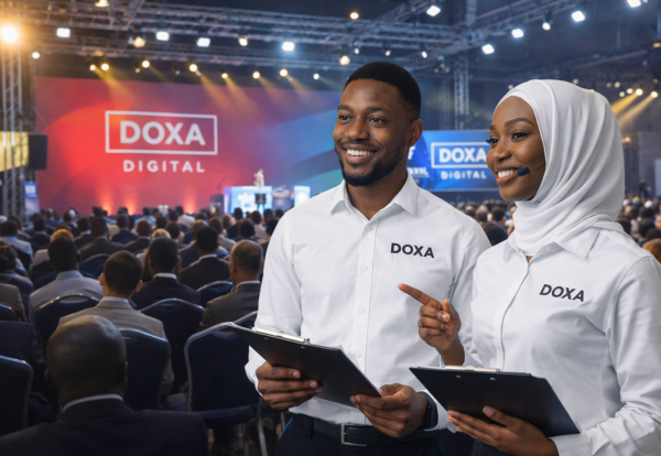 Event coordinators at DOXA DIGITAL Abuja